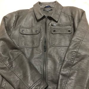 Men’s Kenneth Cole leather jacket size Large